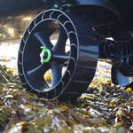 Railblaza C-TUG Ersatzrräder für Sandböden auf nassem Laub