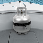 Railblaza Dive & Gas Bottle Holder mounted with a StarPort