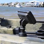 Railblaza Lowrance Hook 2 Adaptor with Lowrance Fishfinder