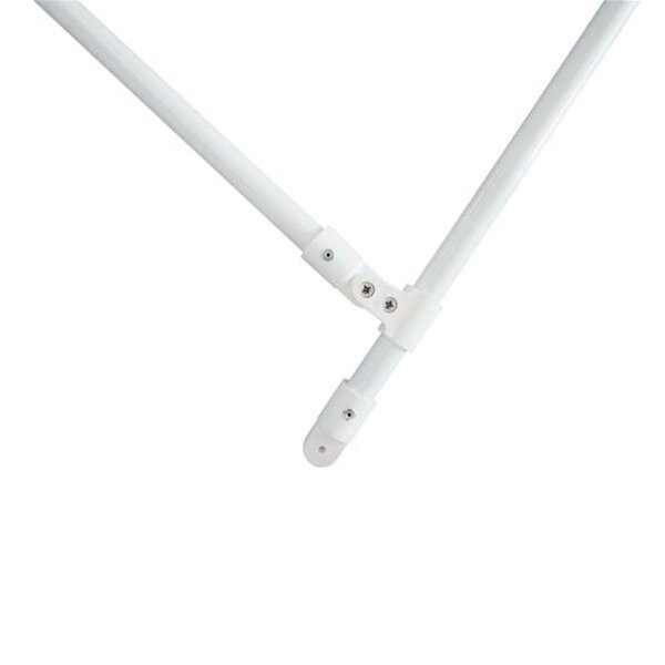 Bimini-Top / Tenda parasole ELEGANCE con 2 archi / Altezza 115 cm - Larghezza 110 cm grigio