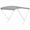 Bimini-Top / Tenda parasole ELEGANCE con 2 archi / Altezza 140 cm - Larghezza 170 cm grigio