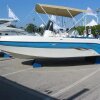 Bimini-Top ELEGANCE with 3 arches / height 140 cm - width 170 cm dark grey