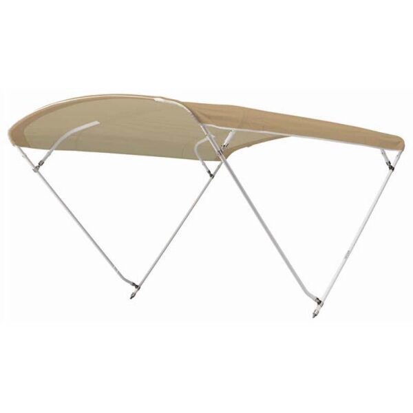 Bimini-Top / Tendalino parasole CHIC con 4 archi / Altezza 140 cm - Larghezza 230 cm beige