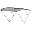 Bimini-Top / Tettuccio parasole SPORT con 3 archi / Altezza 140 cm - Larghezza 200 cm grigio scuro