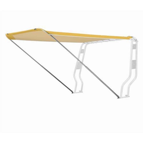 Bimini-Top / Tettuccio parasole JOLLY per porta-attrezzi / Roll-Bar "GOMMONE" Larghezza 155 cm - giallo