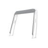 Bimini-Top / Tettuccio parasole UNIVERSALE per portattrezzi / Roll-Bar "BARCA" Larghezza 170 cm - argento