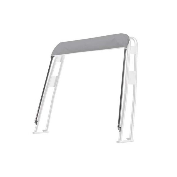 Bimini-Top / Tettuccio parasole UNIVERSALE per portattrezzi / Roll-Bar "BARCA" Larghezza 170 cm - grigio