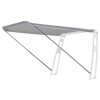 Bimini-Top / Tettuccio parasole UNIVERSALE per portattrezzi / Roll-Bar "BARCA" Larghezza 170 cm - grigio