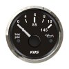 KUS oil pressure gauge 0-10 bar - black