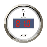 KUS digital water temperature gauge - white