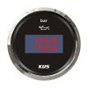KUS Digital LCD Oil Pressure Gauge (0–10 bar) – Black