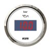 Indicatore di pressione dellolio KUS (digitale) 0-5 bar - bianco