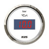 Indicatore di pressione dellolio KUS (digitale) 0-10 bar - bianco