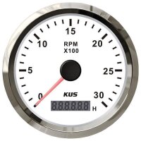 KUS Contagiri con contaore per motori entrobordo 0-3000...
