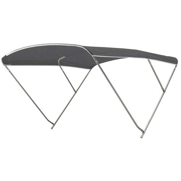 Bimini-Top / Tettuccio parasole ROYAL con 3 archi Altezza 140 cm - Larghezza 230 cm -  Charcoal Grey (5049)