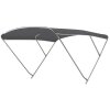 Bimini-Top / Tettuccio parasole ROYAL con 3 archi Altezza 140 cm - Larghezza 230 cm -  Charcoal Grey (5049)