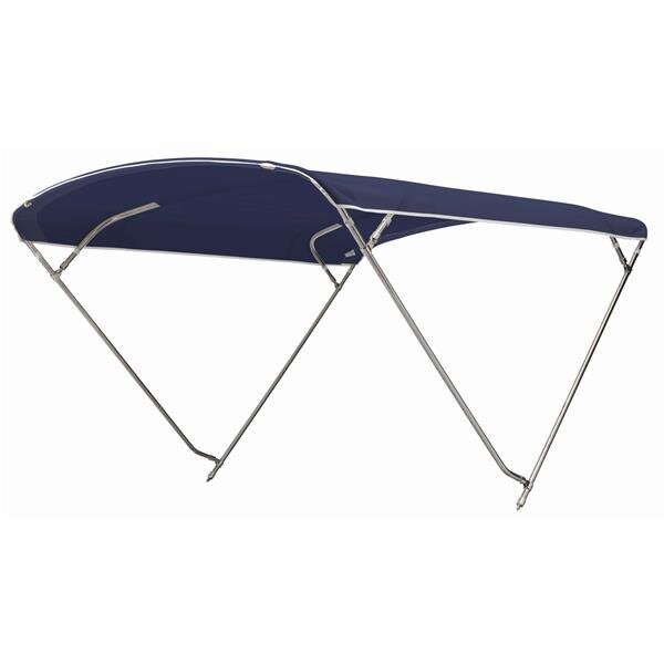 Bimini-Top / Tettuccio parasole ROYAL con 4 archi Altezza 140 cm - Larghezza 215 cm -  Marine Blue (5031)