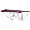 Bimini-Top / Tendalino parasole SUPERIOR con portasegnaletica BARCA  - Larghezza 200 cm / Altezza 130 cm - Borgogna (5034)