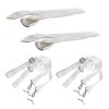 Bimini-Top / Tendalino parasole SUPERIOR con portasegnaletica BARCA  - Larghezza 200 cm / Altezza 130 cm - Borgogna (5034)