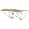 Bimini-Top / Tendalino SUPERIOR con portattrezzi BARCA  - Larghezza 215 cm / Altezza 130 cm - Dune (5026)