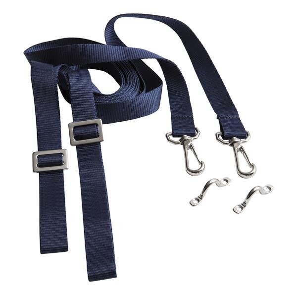 Set di cinghie di tensionamento per bimini top - blu