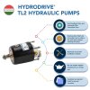Hydrodrive Servosterzo idraulico MU100-TF per barche a vela (45 nodi)