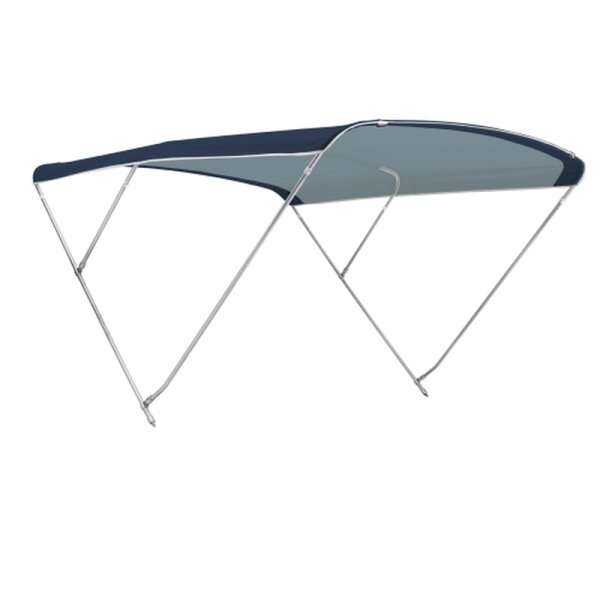 Bimini-Top / Tendalino parasole SPORT PLUS con 3 archi / Altezza 140 cm - Larghezza 170 cm blu