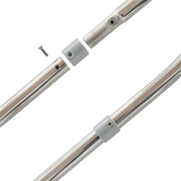 Bimini-Top / Tettuccio parasole SPORT PLUS con 4 archi / Altezza 140 cm - Larghezza 150 cm bordeaux