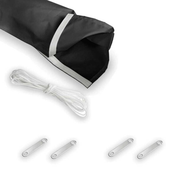 Bimini-Top / Tettuccio parasole SPORT PLUS con 4 archi / Altezza 140 cm - Larghezza 150 cm bordeaux