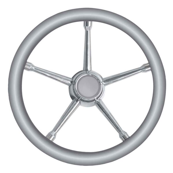 Timone - acciaio inossidabile / grigio (Ø 350 mm)
