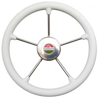 Volante Hydrodrive 16020-VRW 35 - Acciaio inox / bianco...